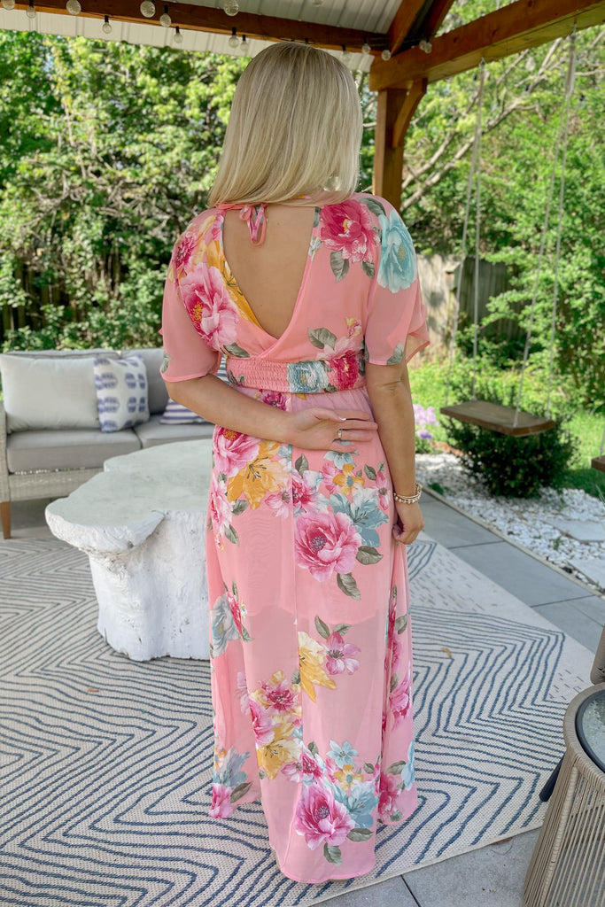 Just A Thought Wrap Maxi Dress - Be You Boutique