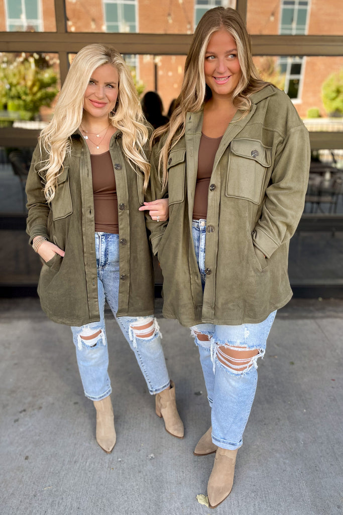 Harlowe Soft Button Up Jacket - Be You Boutique
