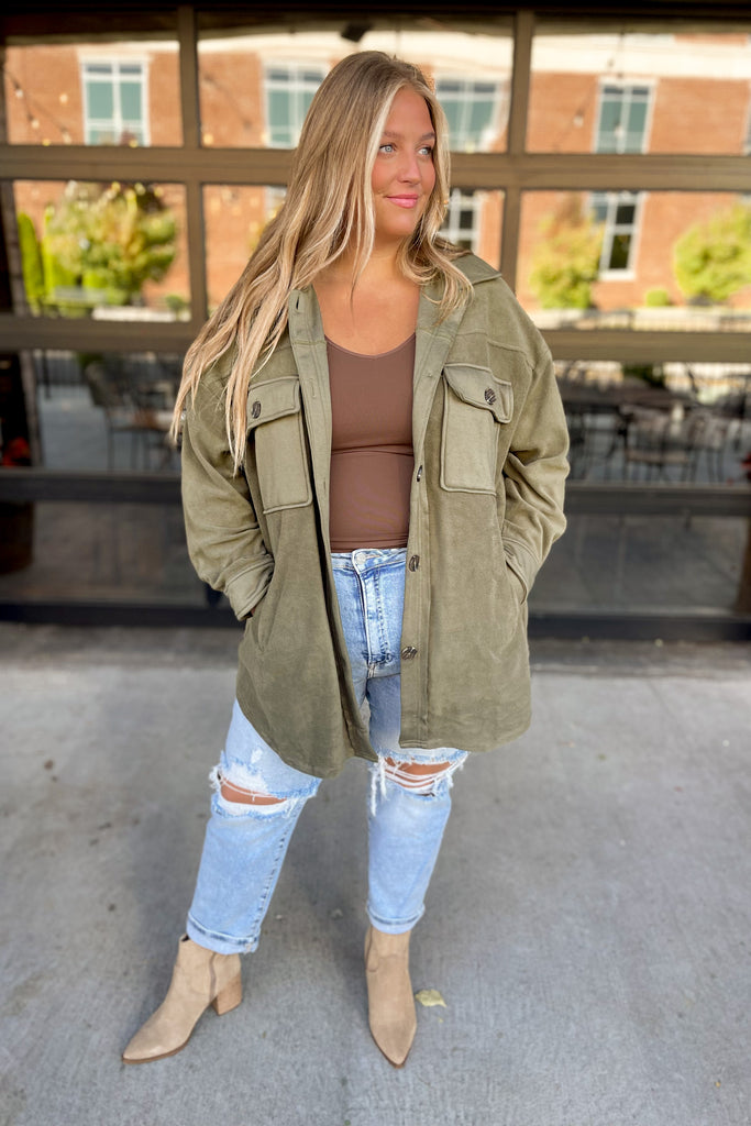 Harlowe Soft Button Up Jacket - Be You Boutique