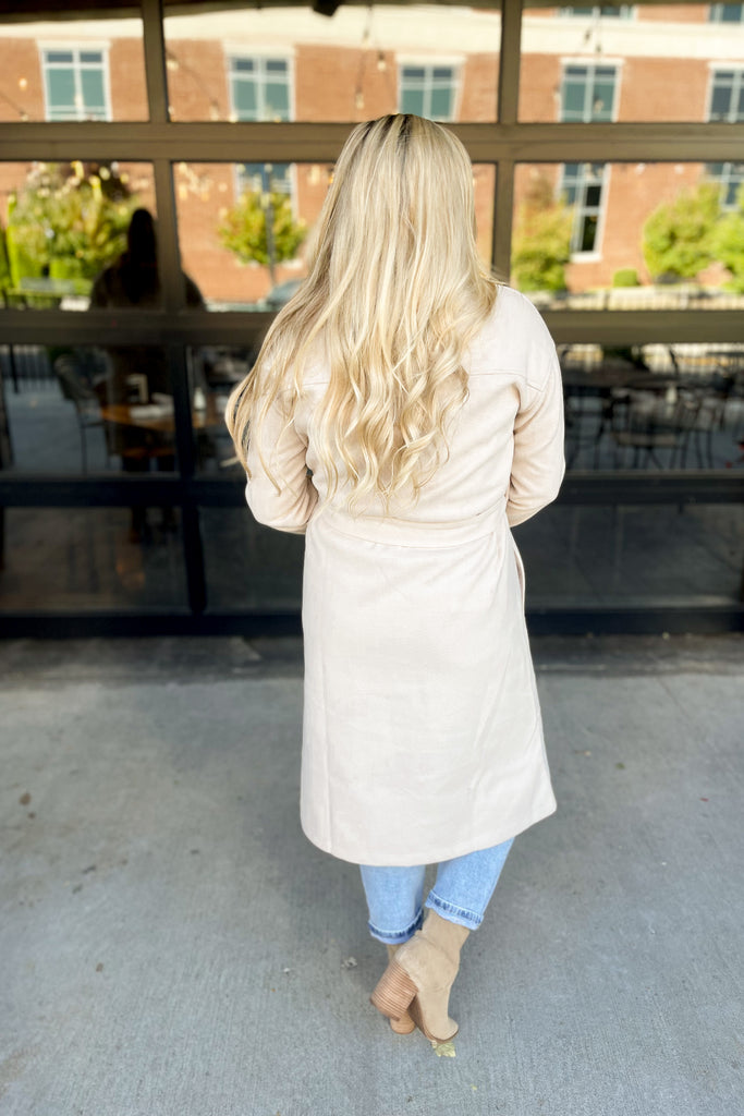 Beau Oatmeal Sweater Coat Jacket - Be You Boutique