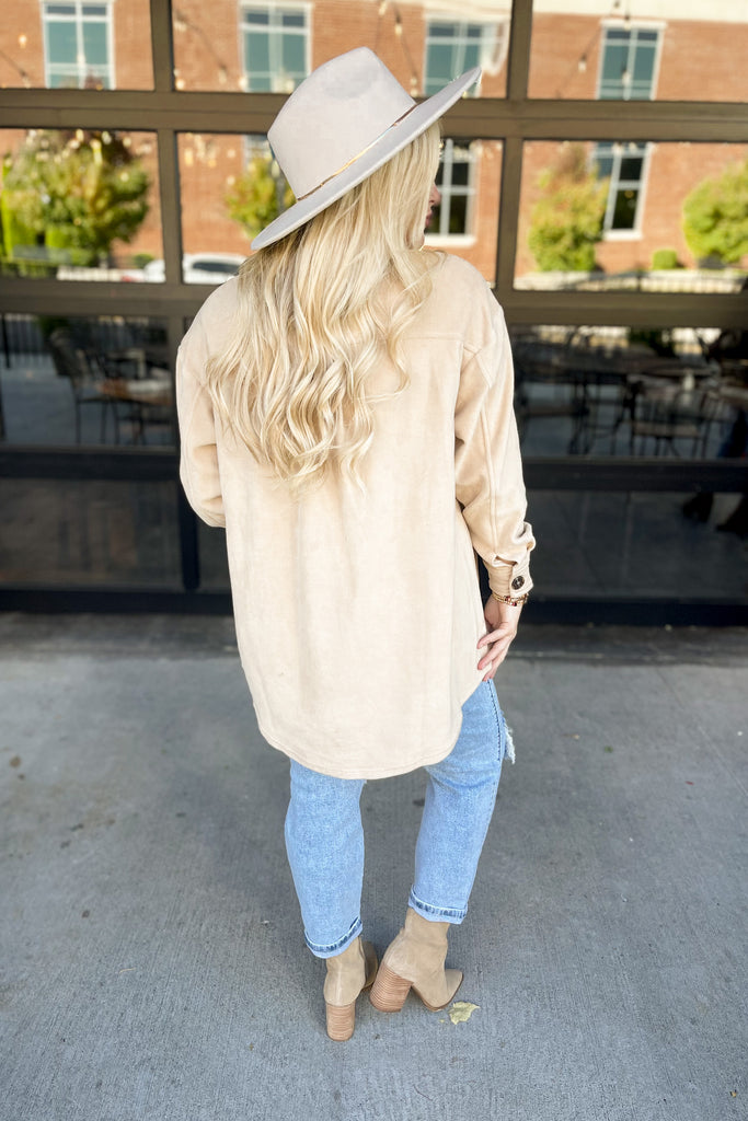 Harlowe Soft Button Up Jacket - Be You Boutique