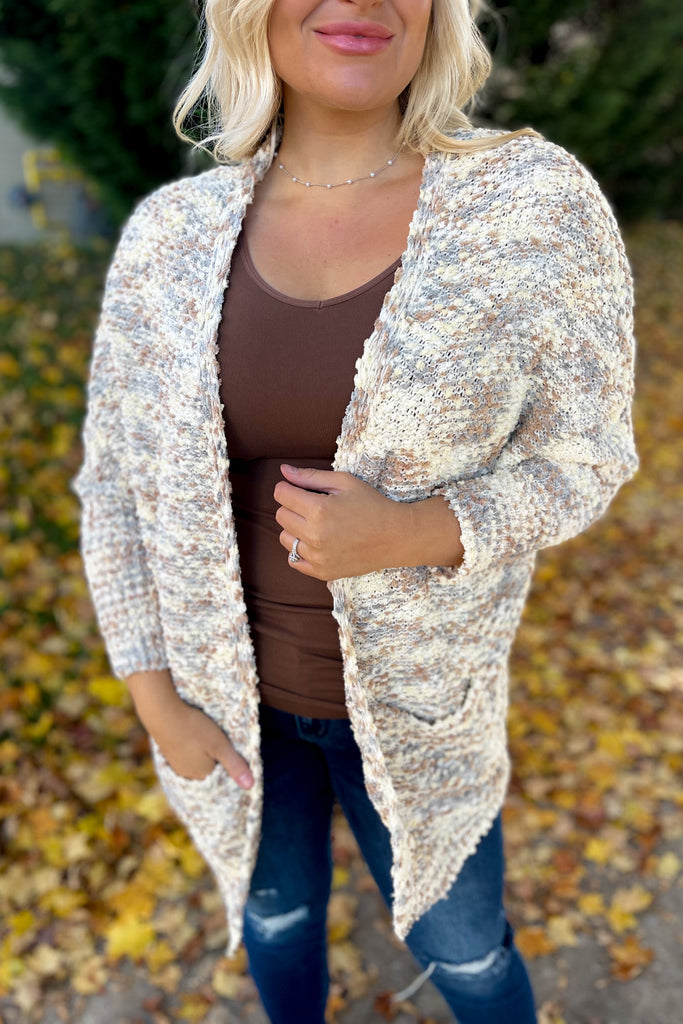 Eliana Popcorn Cardigan Sweater - Be You Boutique