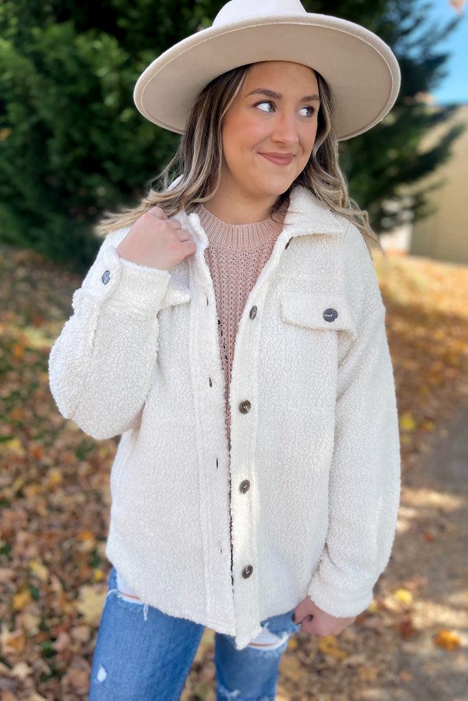 Delta Button Up Jacket - Be You Boutique