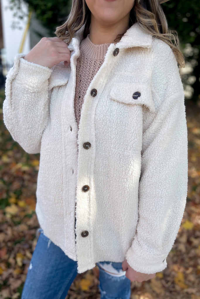 Delta Button Up Jacket - Be You Boutique