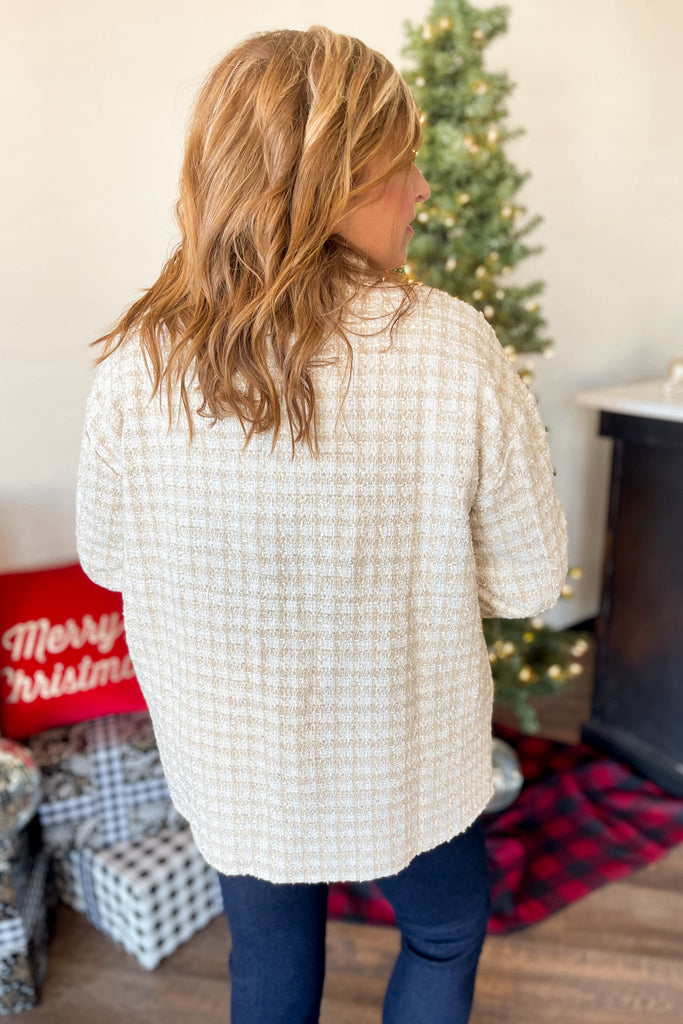 Hailey Beige Long Jacket - Be You Boutique