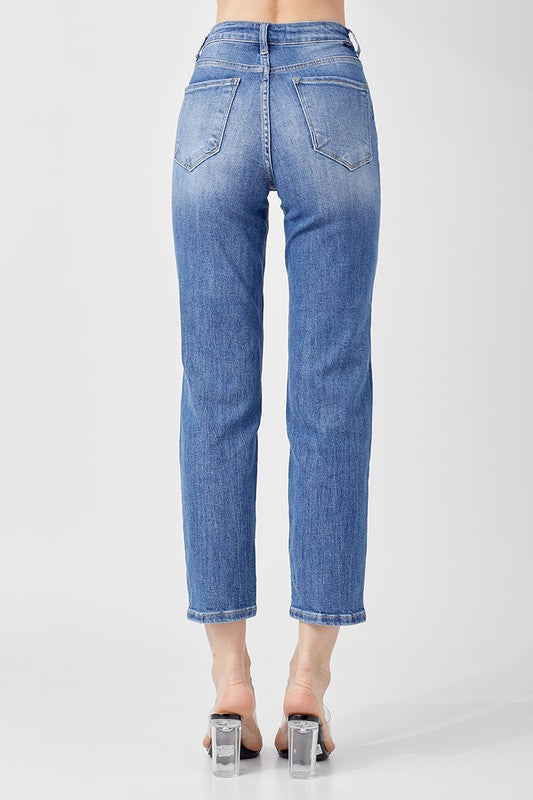 Risen Kendra High Rise Distressed Relaxed Jeans - Be You Boutique