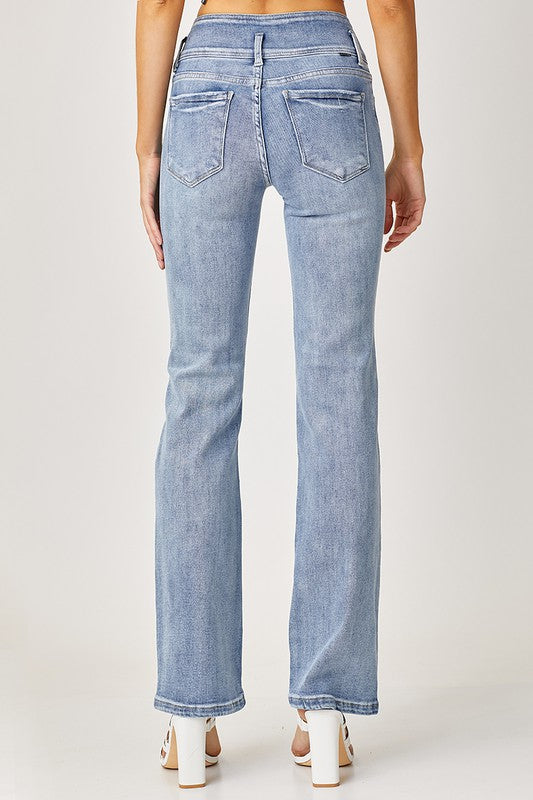 Risen Hazel High Rise Straight Leg Jeans - Be You Boutique