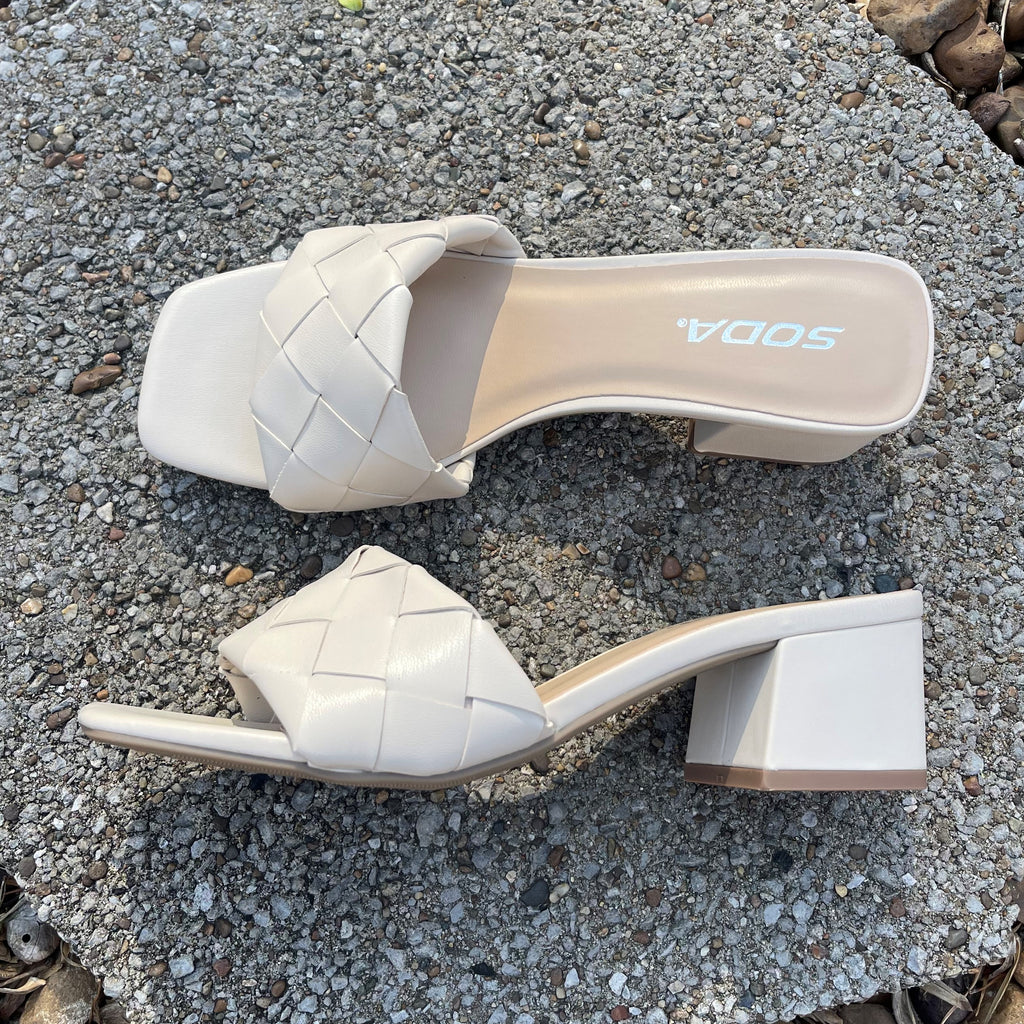Banques Basket Weave Sandal - Be You Boutique