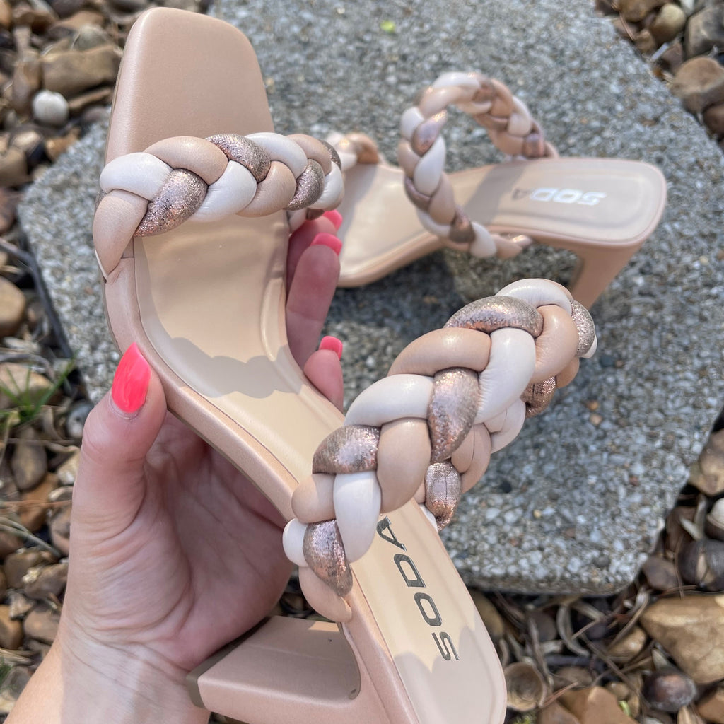 Found Multi Color Dress Sandals - Be You Boutique