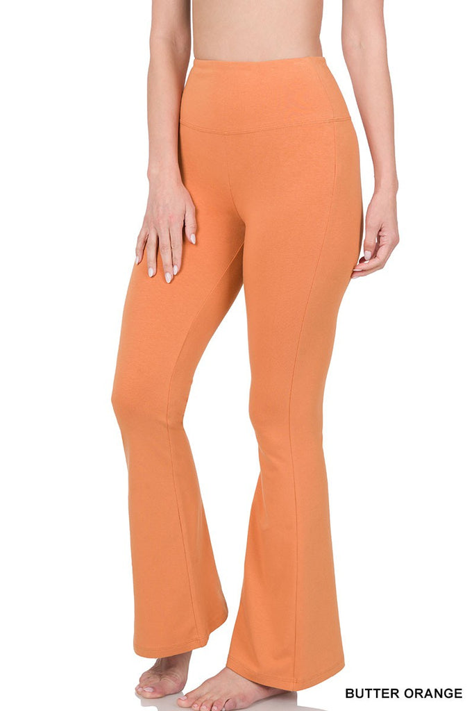 Conway Wide Waistband Yoga Flare Legging Pants - Be You Boutique