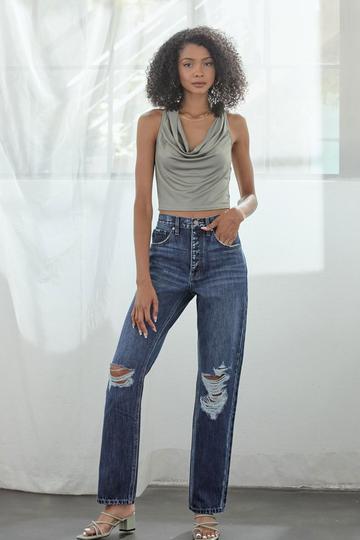 Kancan Dixon Ultra High Rise 90s Boyfriend Fit Jeans - ShopBeYouBoutique