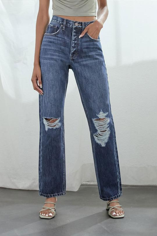 Kancan Dixon Ultra High Rise 90s Boyfriend Fit Jeans - ShopBeYouBoutique