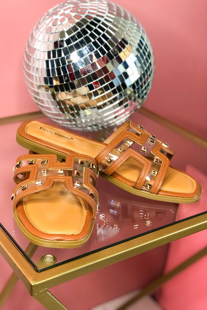 Empress Tan Studded Detail Sandal - Be You Boutique