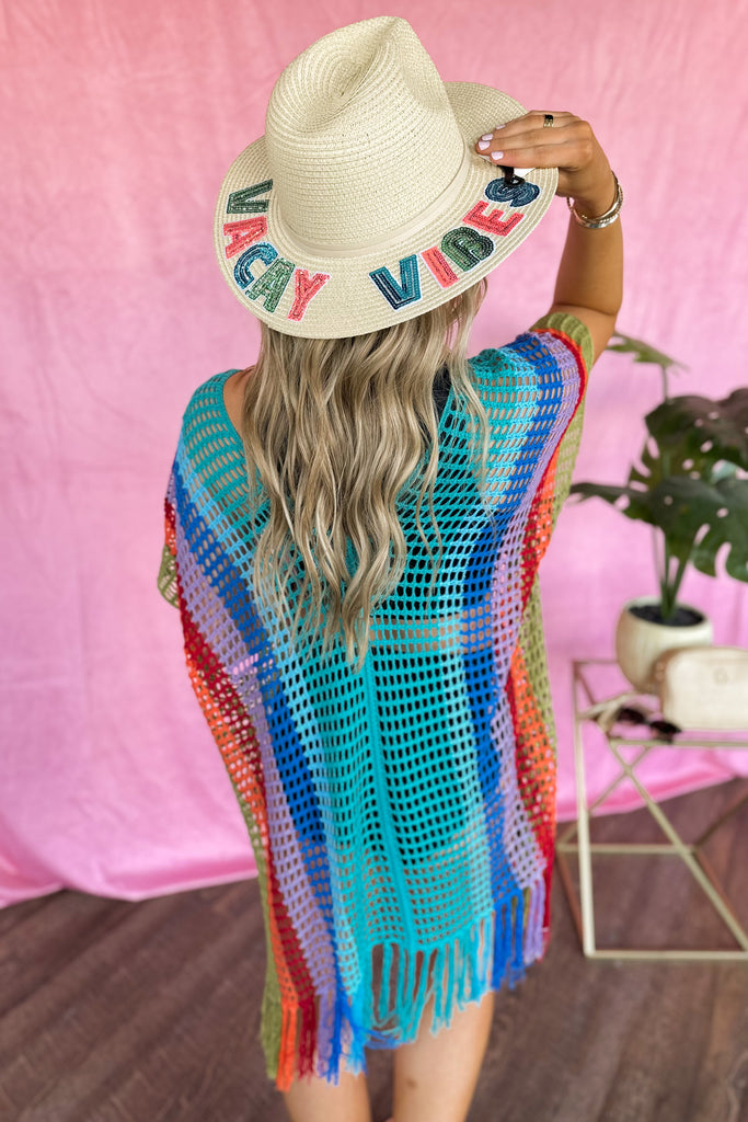 Vacay Vibes Sequin Summer Beach Hat - Be You Boutique
