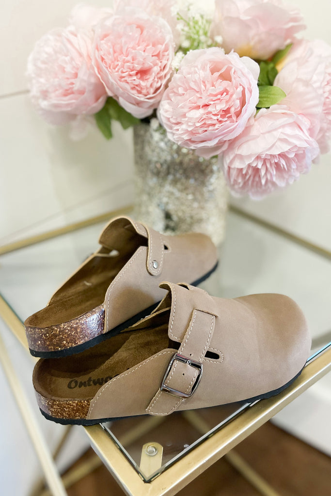 Bria Comfort Footbed Clog With Buckle - Be You Boutique