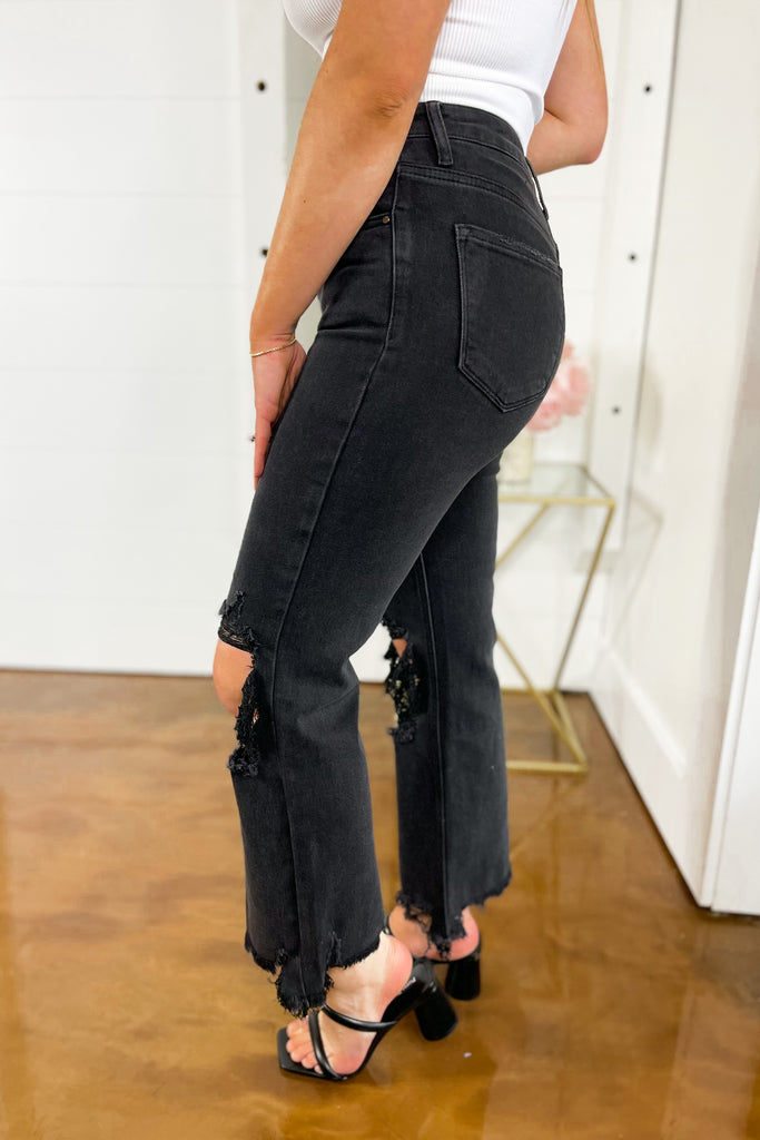 Risen Owen High Rise Crop Jeans - Be You Boutique
