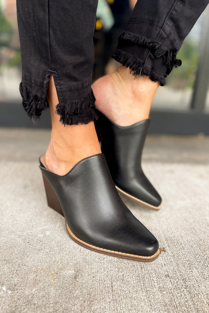 Chinese Laundry Crinkle Hour Smooth Mules - Be You Boutique