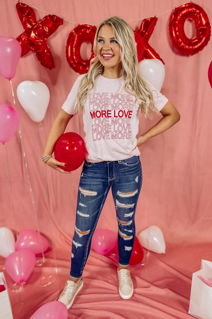 {Last Chance} More Love Graphic Tee **FINAL SALE** - Be You Boutique