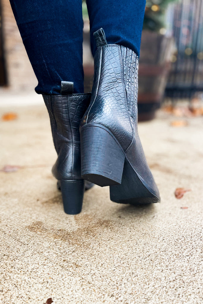 {Last Chance} Naughty Monkey Taris Black Booties **FINAL SALE** - Be You Boutique