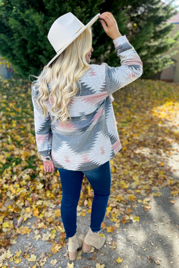Chandler Button Up Shacket - Be You Boutique
