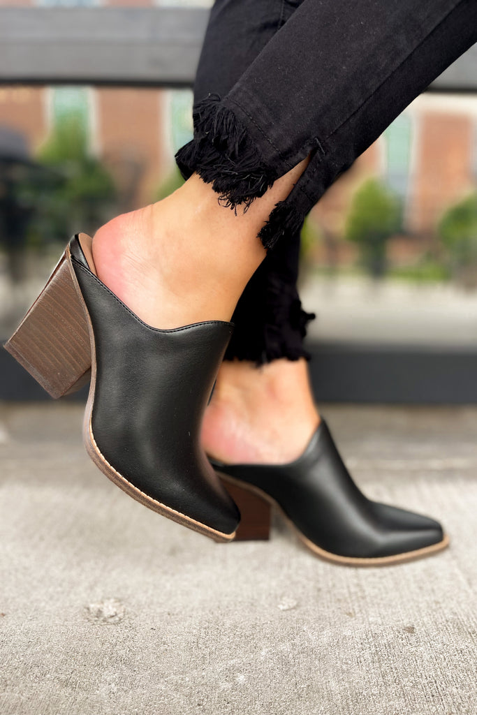 Chinese Laundry Crinkle Hour Smooth Mules - Be You Boutique