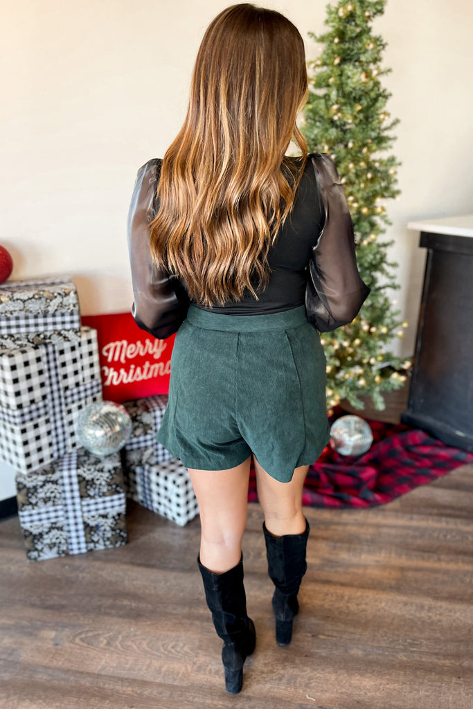 Adalynn High Waisted Corduroy Shorts **FINAL SALE** - Be You Boutique