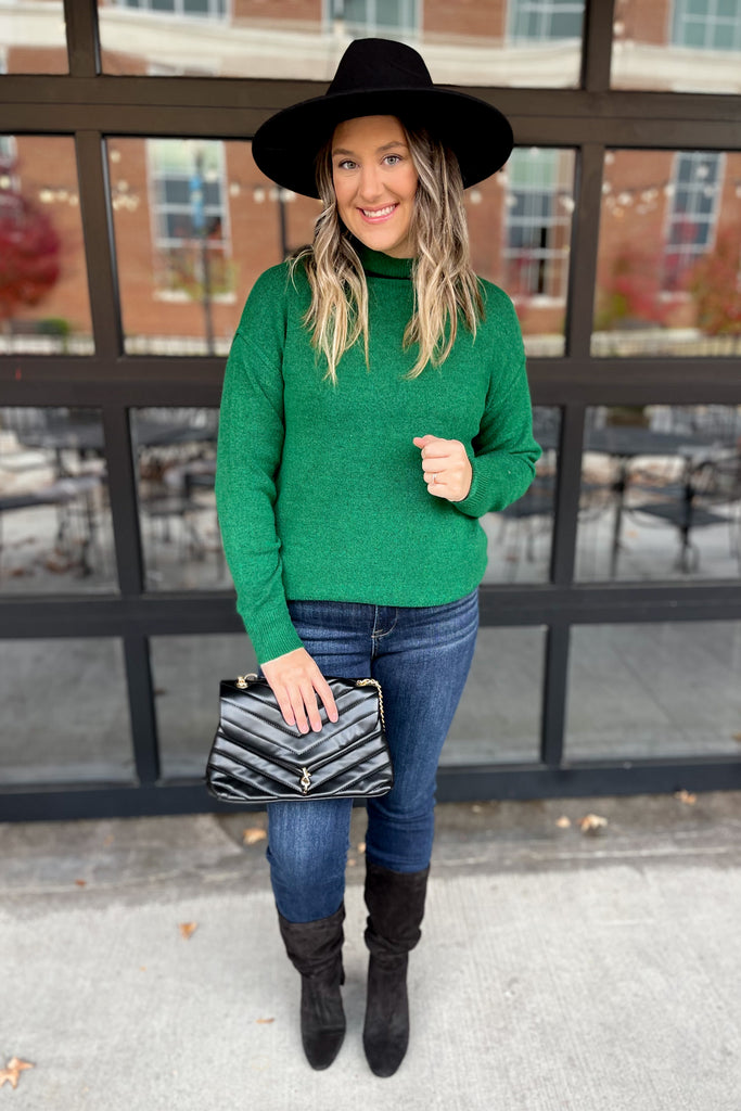 Carri Long Sleeve Turtle Neck Sweater - Be You Boutique