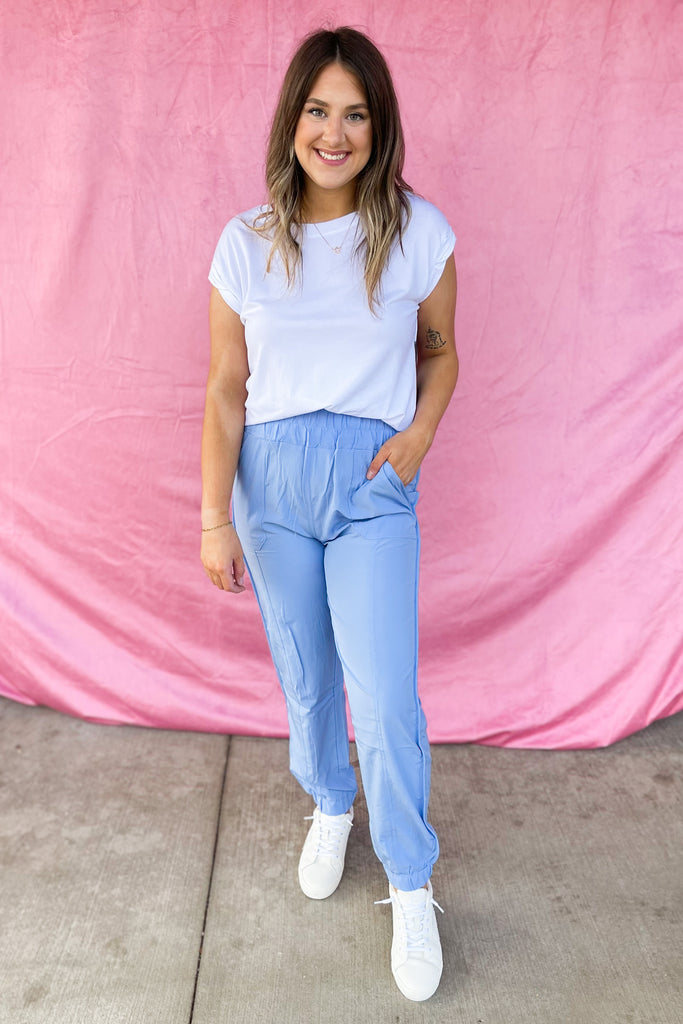 Nia Elasticized Waist Jogger Pants - Be You Boutique