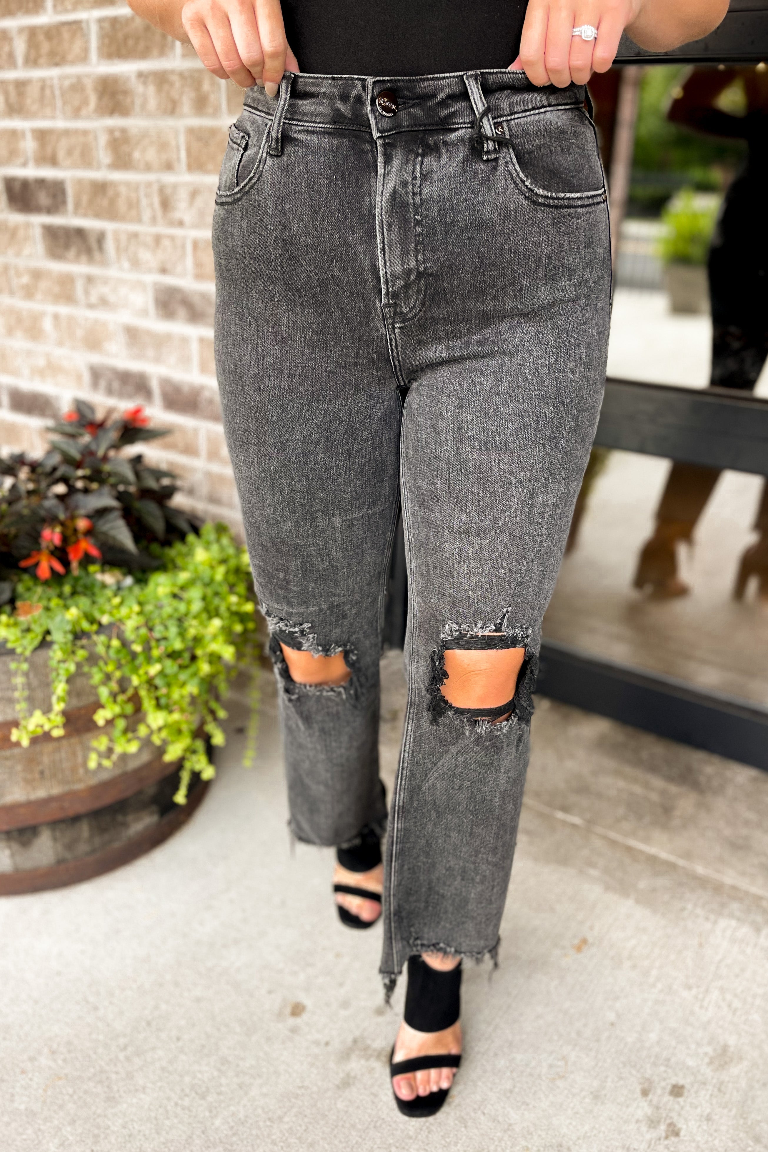 Risen Owen High Rise Crop Jeans | Be You Boutique