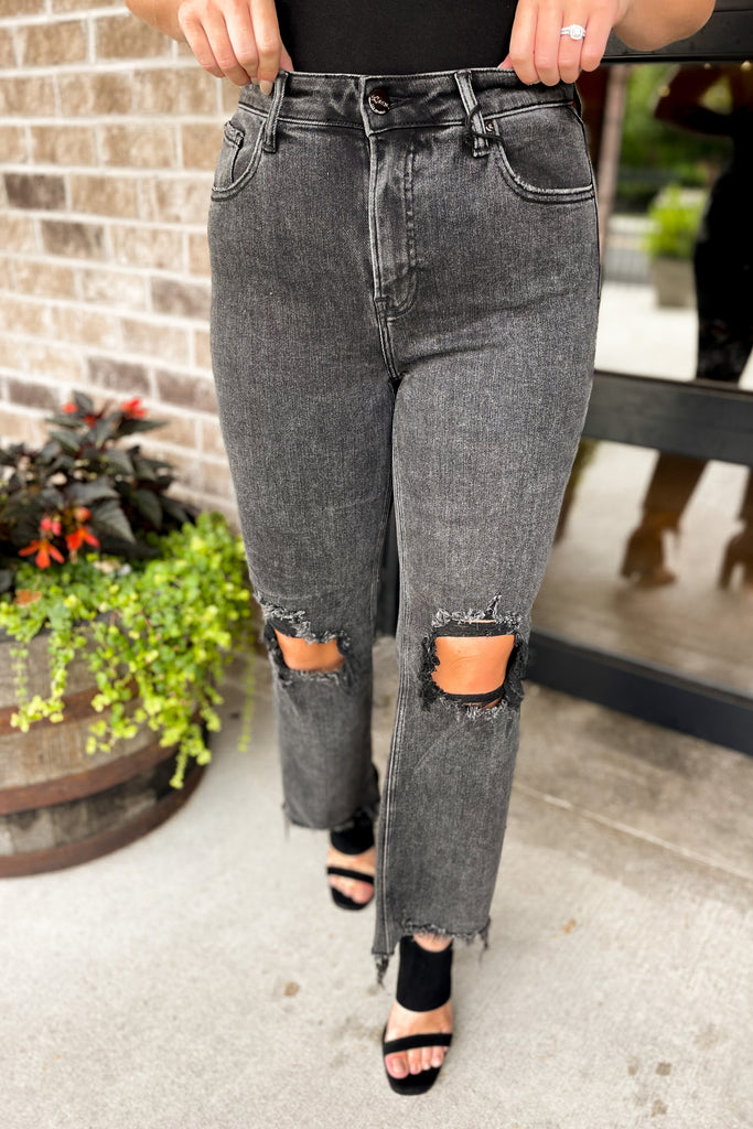Risen Owen High Rise Crop Jeans - Be You Boutique