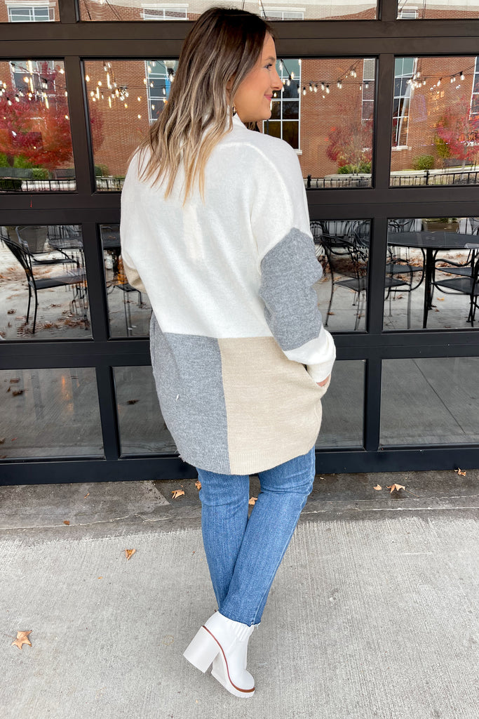 Dune Color Block Cardigan - Be You Boutique