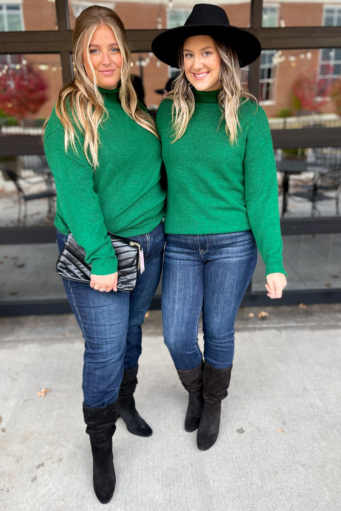 Carri Long Sleeve Turtle Neck Sweater - Be You Boutique