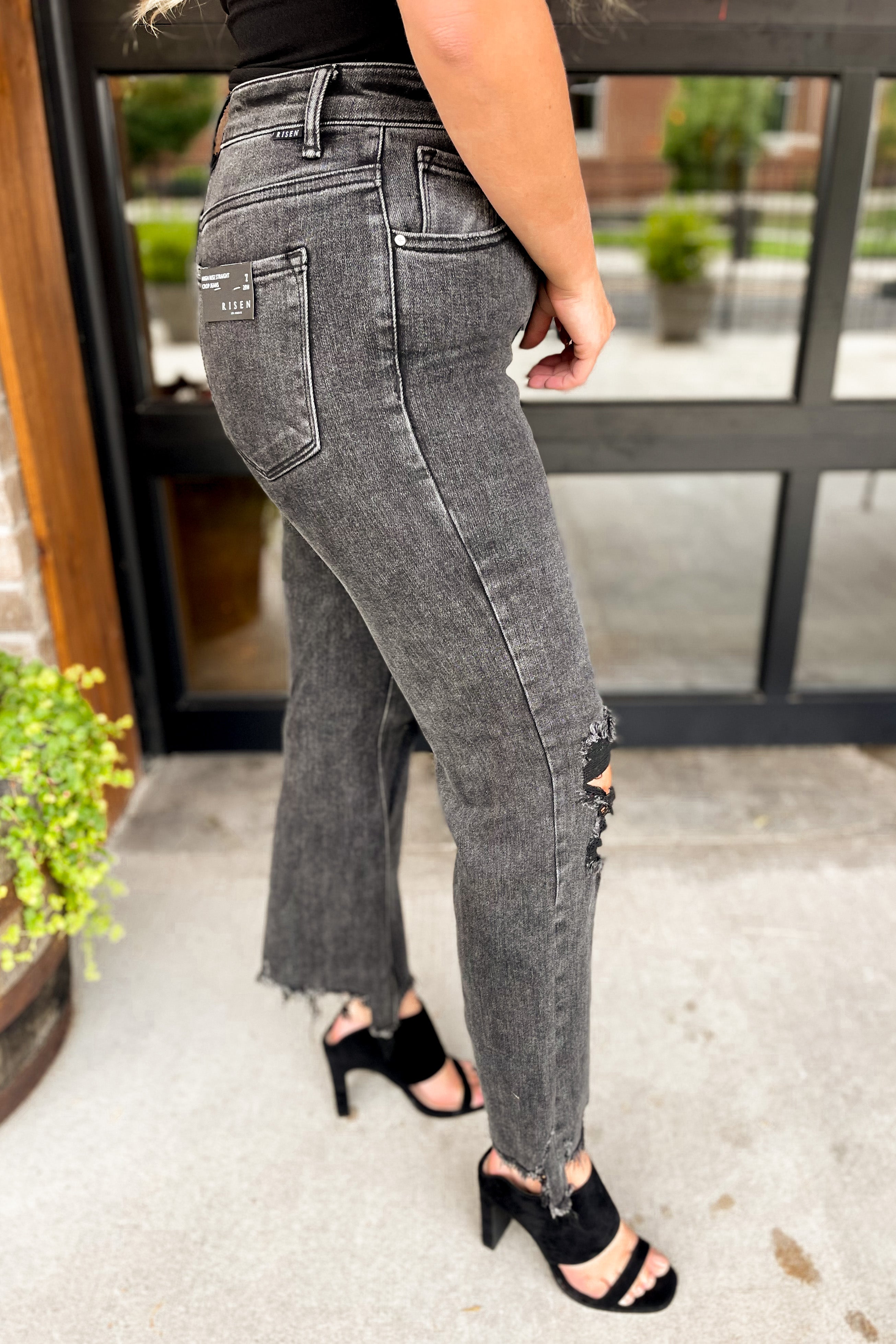 Risen Owen High Rise Crop Jeans | Be You Boutique