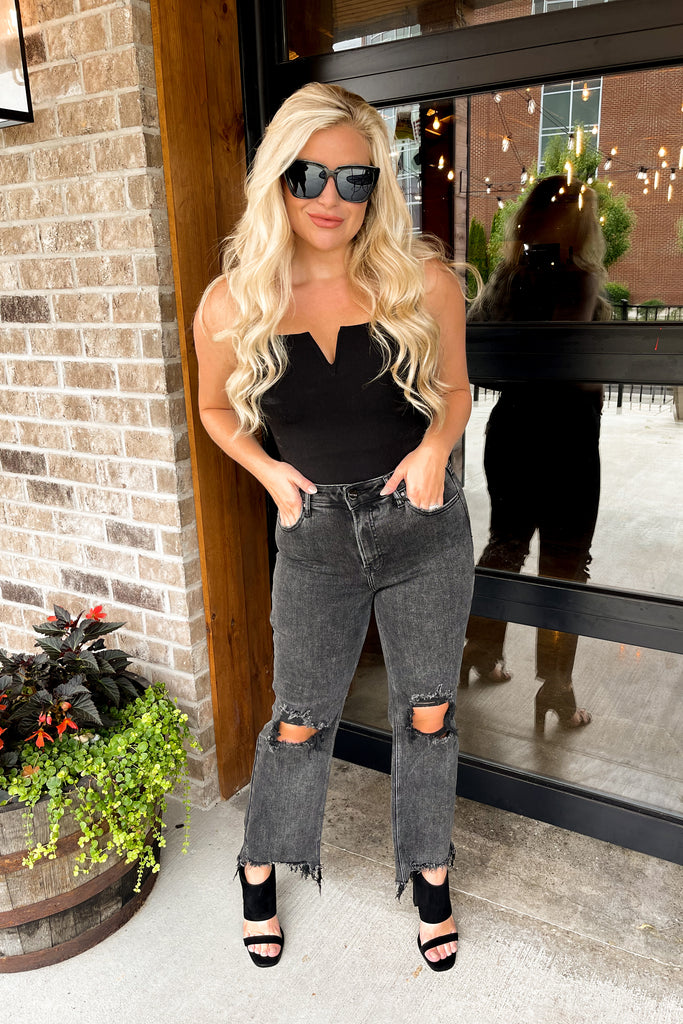 Risen Owen High Rise Crop Jeans - Be You Boutique
