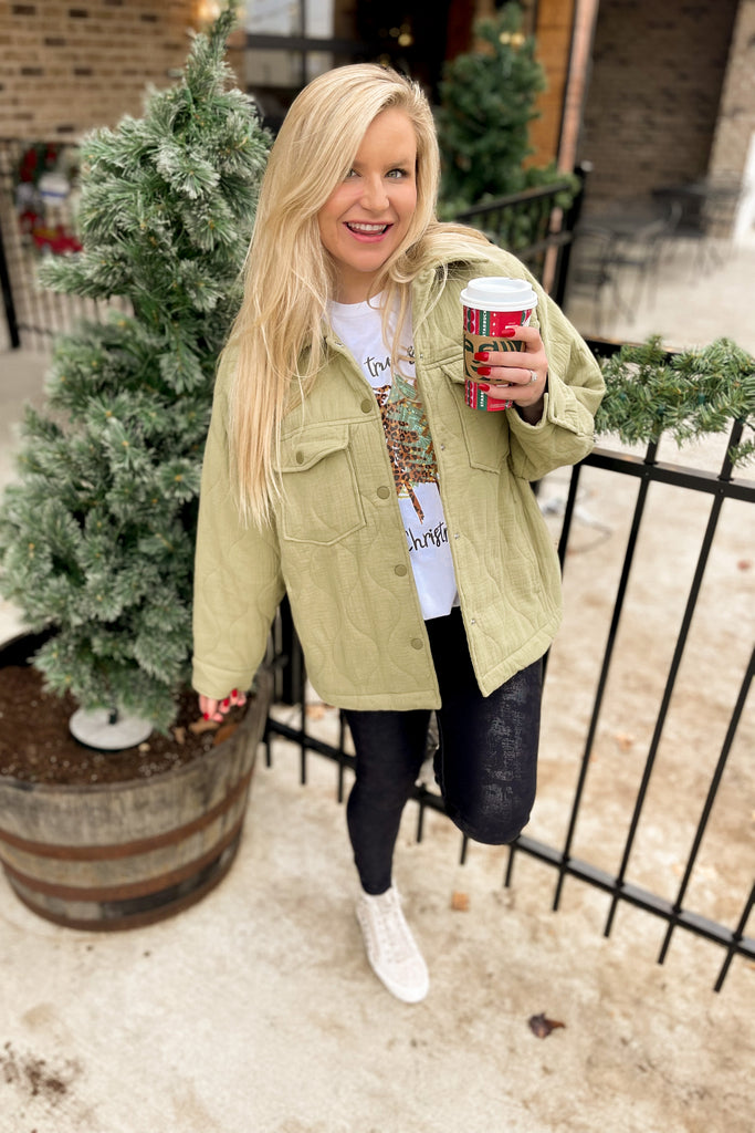 {Last Chance} True Meaning of Christmas Graphic Tee **FINAL SALE** - Be You Boutique