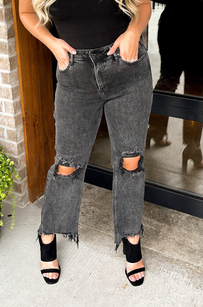 Risen Owen High Rise Crop Jeans - Be You Boutique