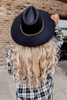 Fame Wide Brim Chain Hat - ShopBeYouBoutique