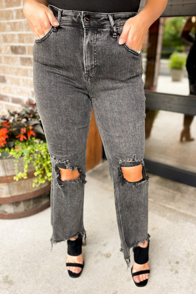 Risen Owen High Rise Crop Jeans - Be You Boutique