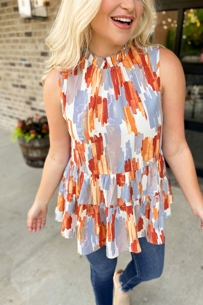 Kira High Neck Sleeveless Top - Be You Boutique