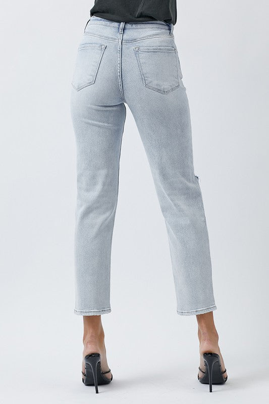 Risen Kendra High Rise Distressed Relaxed Jeans - Be You Boutique