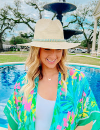 Madeline Hat with Accent Band - Be You Boutique