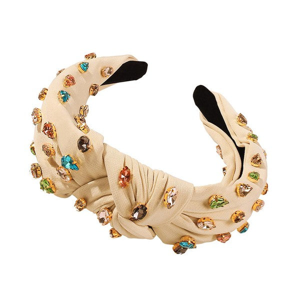 Marnie Rhinestone and Velvet Headband - Be You Boutique