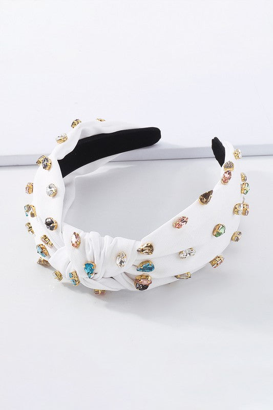 Marnie Rhinestone and Velvet Headband - Be You Boutique
