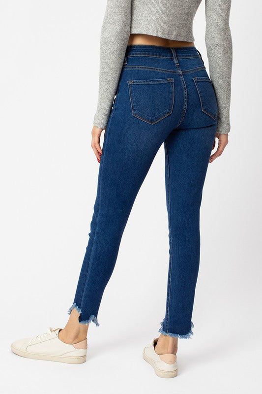 Kancan Reese High Rise Ankle Skinny ~ Medium - ShopBeYouBoutique